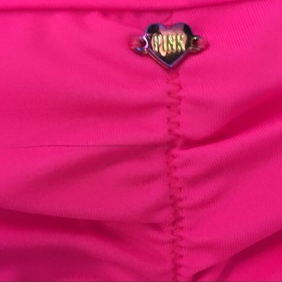 New! VS PINK ruched side tie bikini bottoms - Picture 4 of 6